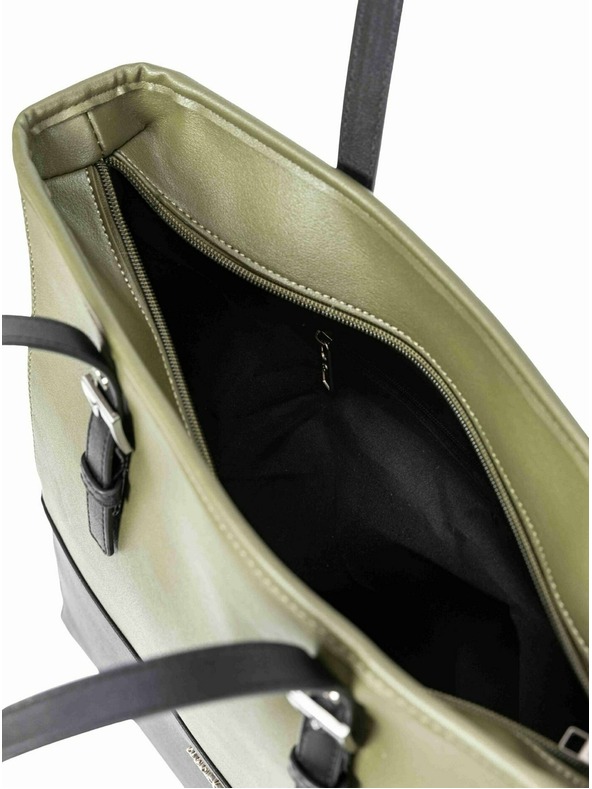 Meatfly Meatfly kabelka Slima Olive | Zelená | Objem 12 L
