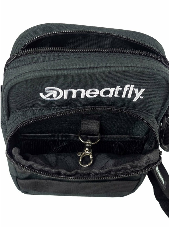 Meatfly Meatfly pánska kabelka Hardy Charcoal | Sivá | Objem 1,5 L