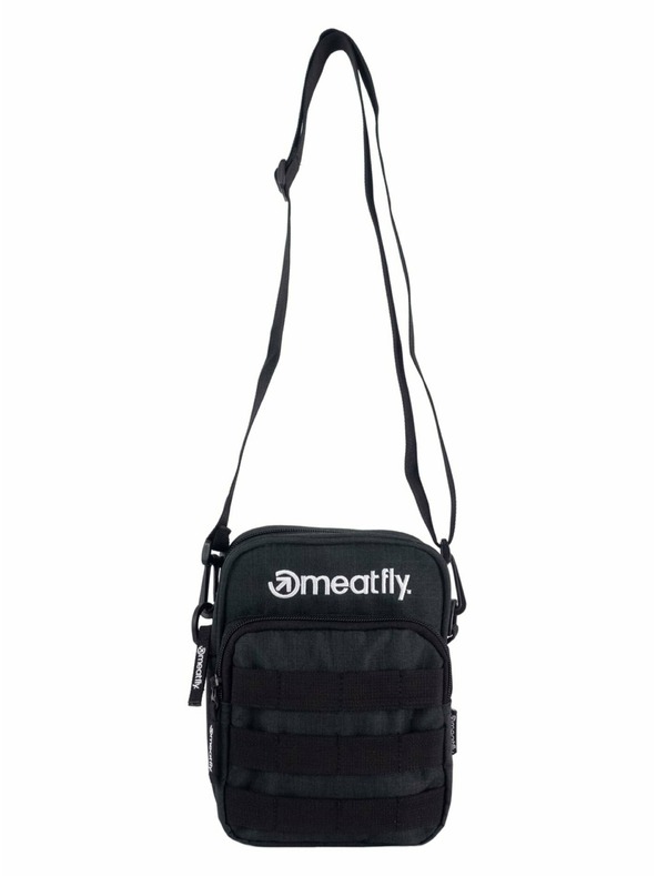 Meatfly Meatfly pánska kabelka Hardy Charcoal | Sivá | Objem 1,5 L