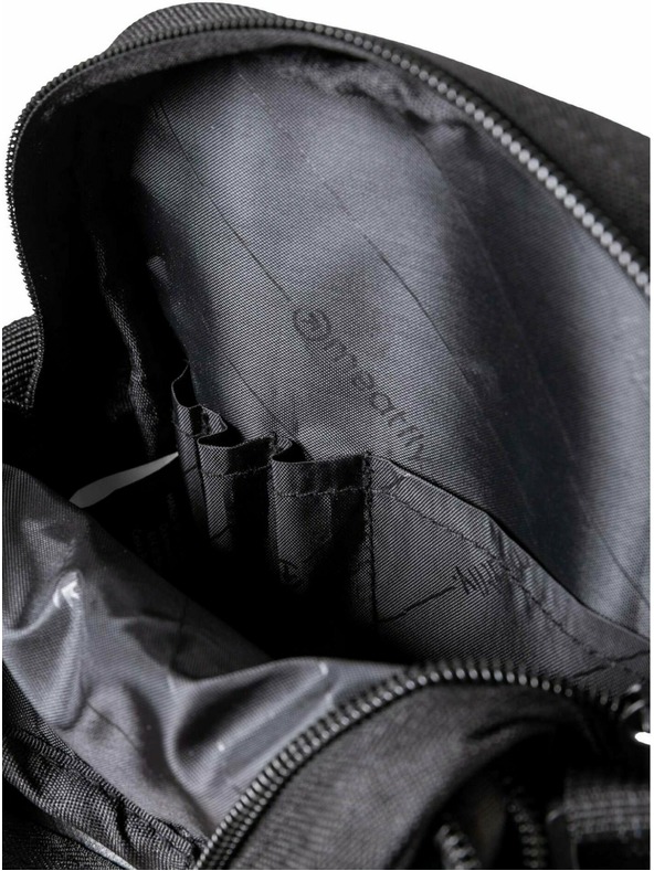 Meatfly Meatfly pánska kabelka Hardy Petrol Heather | Modrá | Objem 1,5 L