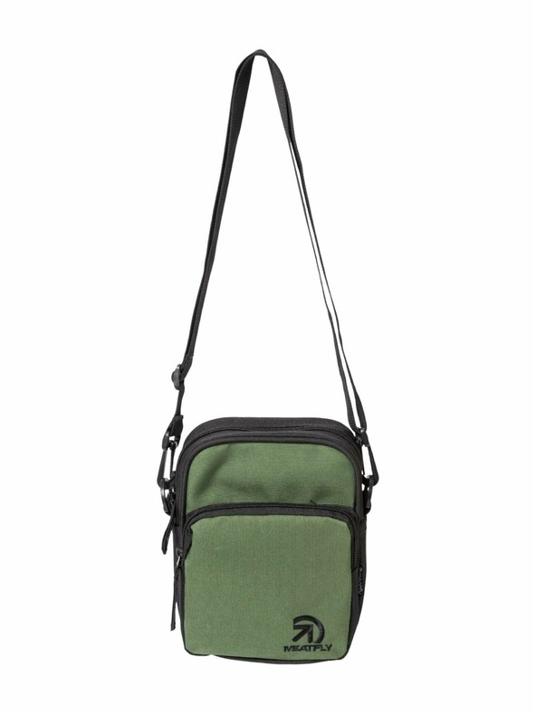 Meatfly Meatfly pánska kabelka Hardy Dark Olive | Zelená | Objem 1,5 L