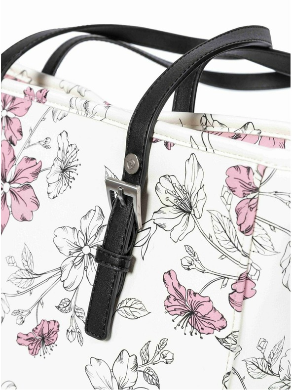 Meatfly Meatfly kabelka Slima Blossom White | Biela | Objem 12 L