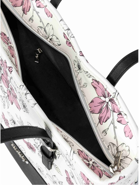 Meatfly Meatfly kabelka Slima Blossom White | Biela | Objem 12 L