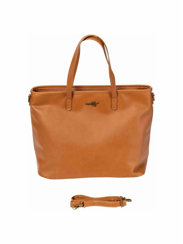 Meatfly Meatfly kabelka Gisel Brown | Hnedá | Objem 22 L