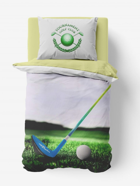 Kvalitex 3D posteľná bielizeň 140x200, 70x90cm Golf