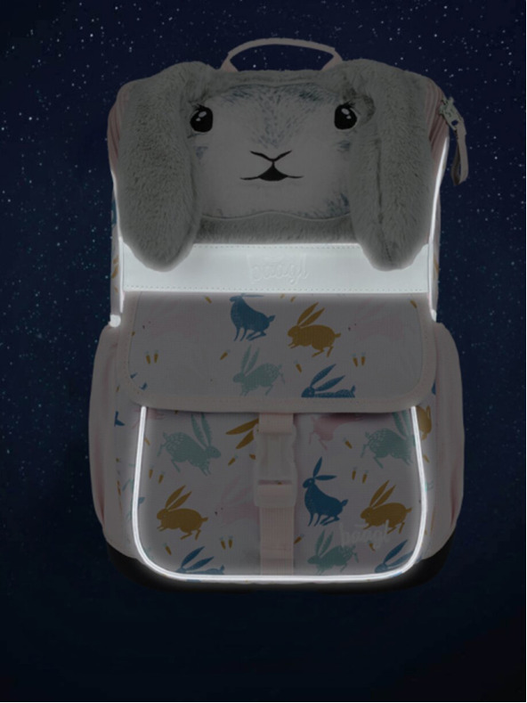 BAAGL  Béžový školský batoh Zippy Bunny Baagl