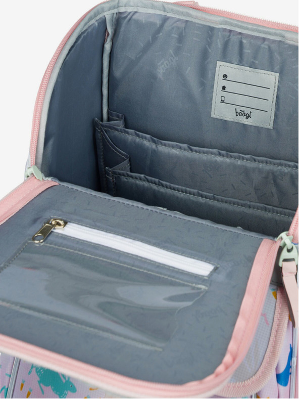 BAAGL  Béžový školský batoh Zippy Bunny Baagl