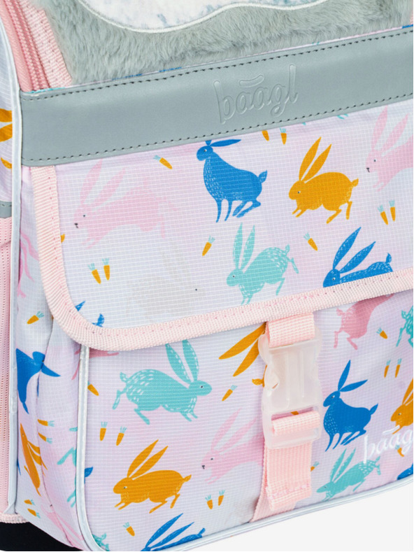 BAAGL  Béžový školský batoh Zippy Bunny Baagl