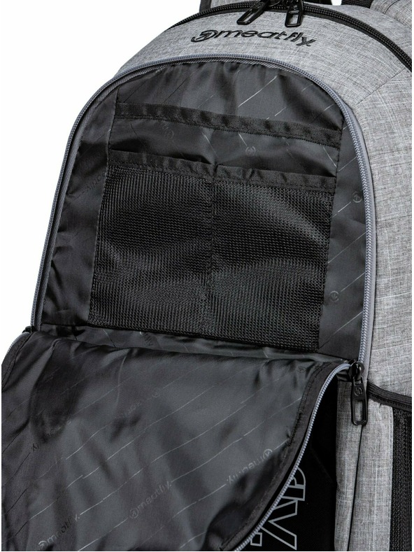 Meatfly Meatfly batoh Basejumper Grey Heather / Black 22 L | Čierna | Objem 22 L