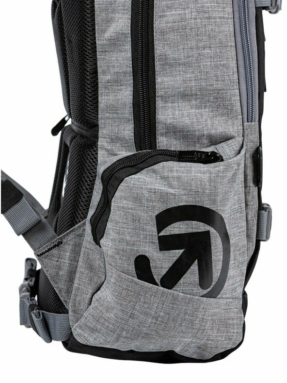 Meatfly Meatfly batoh Basejumper Grey Heather / Black 22 L | Čierna | Objem 22 L