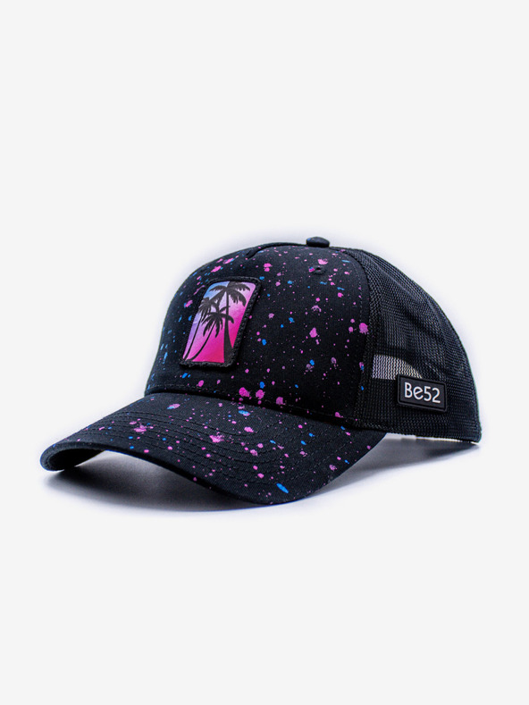 Be52 Be52 Palms splash šiltovka prémiová modrá/ružová