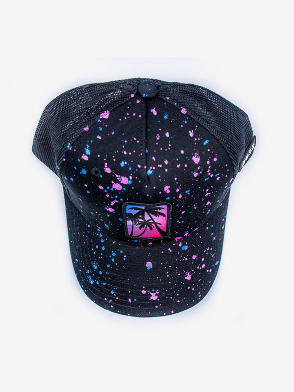 Be52 Be52 Palms splash šiltovka prémiová modrá/ružová