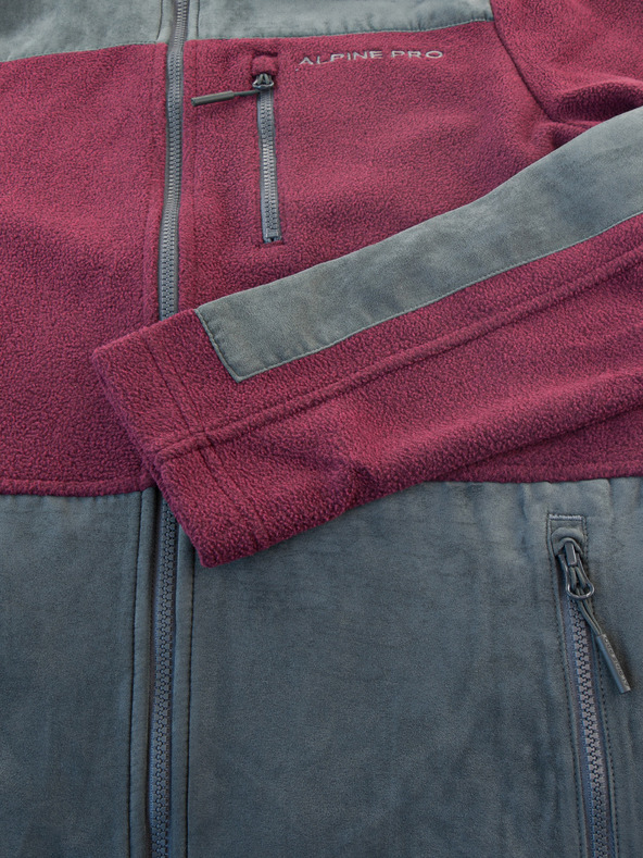 ALPINE PRO Pánska mikina ALPINE PRO CLEW merlot