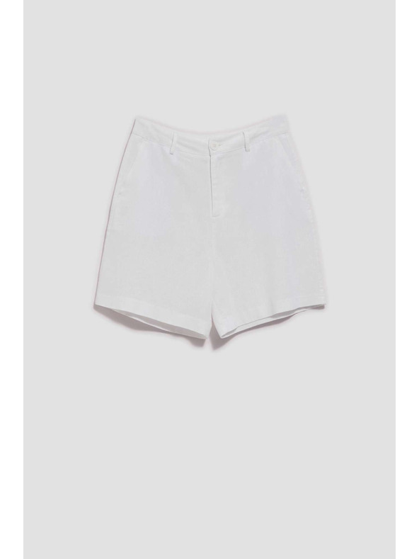 Moodo Biele dámske šortky Moodo