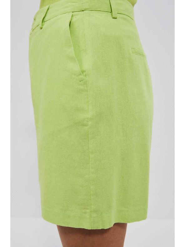 Moodo Light green women's shorts Moodo