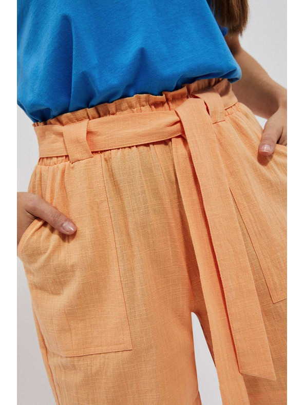 Moodo Oranžové dámske šortky Moodo