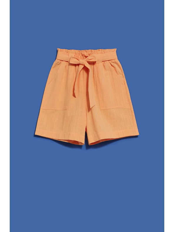 Moodo Oranžové dámske šortky Moodo