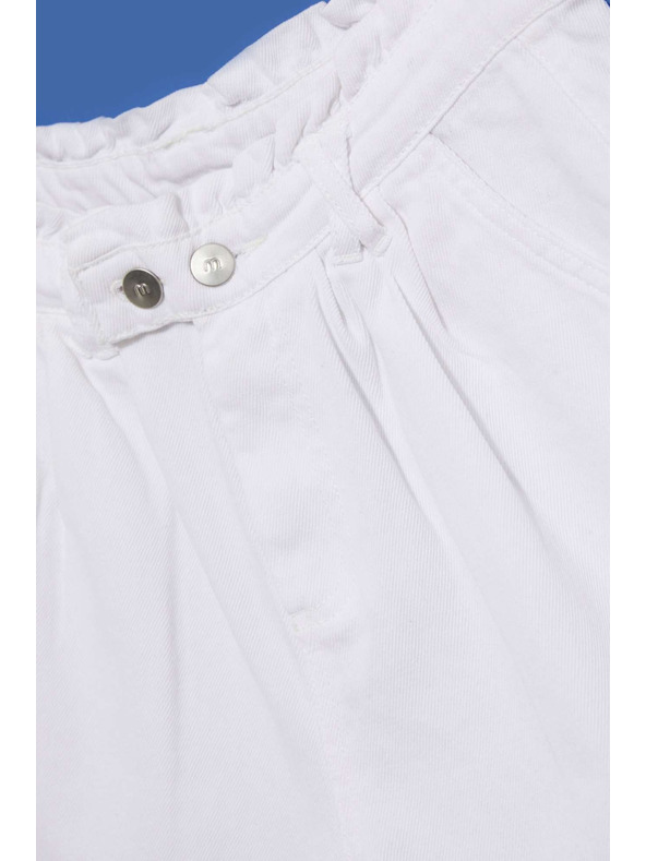 Moodo Biele dámske šortky Moodo