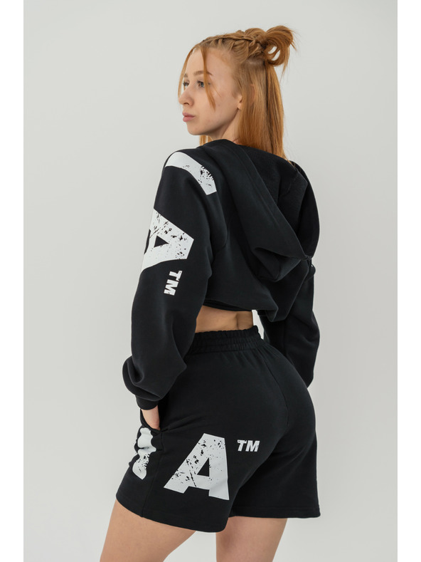 Nebbia Teplákové šortky 6" MUSCLE MOMMY 624 XS,black