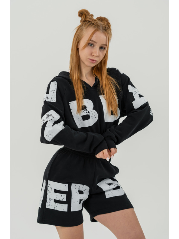 Nebbia Teplákové šortky 6" MUSCLE MOMMY 624 XS,black