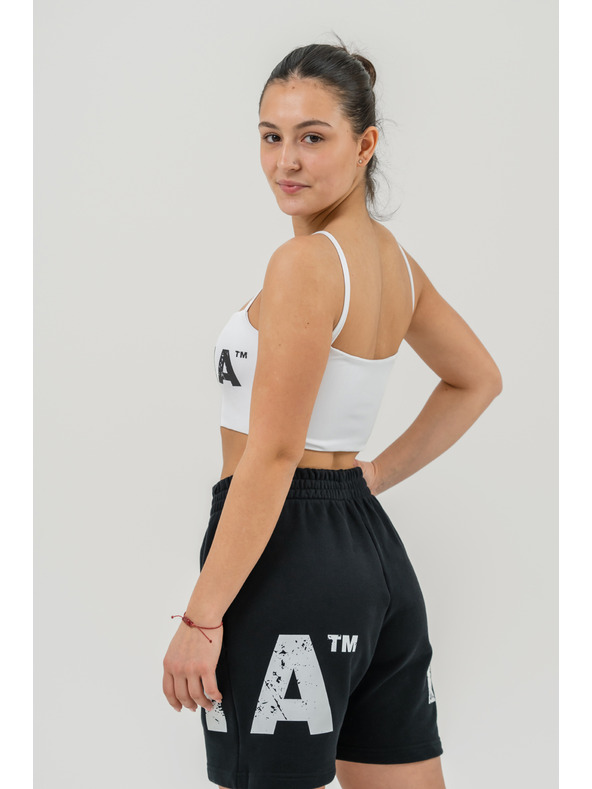 Nebbia Teplákové šortky 6" MUSCLE MOMMY 624 XS,black