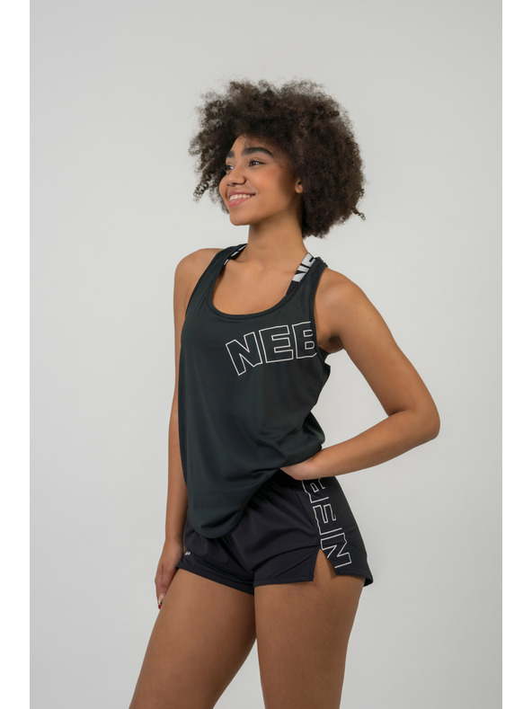 Nebbia Šortky FIT Activewear so skrytým vreckom 442 XS,čierna