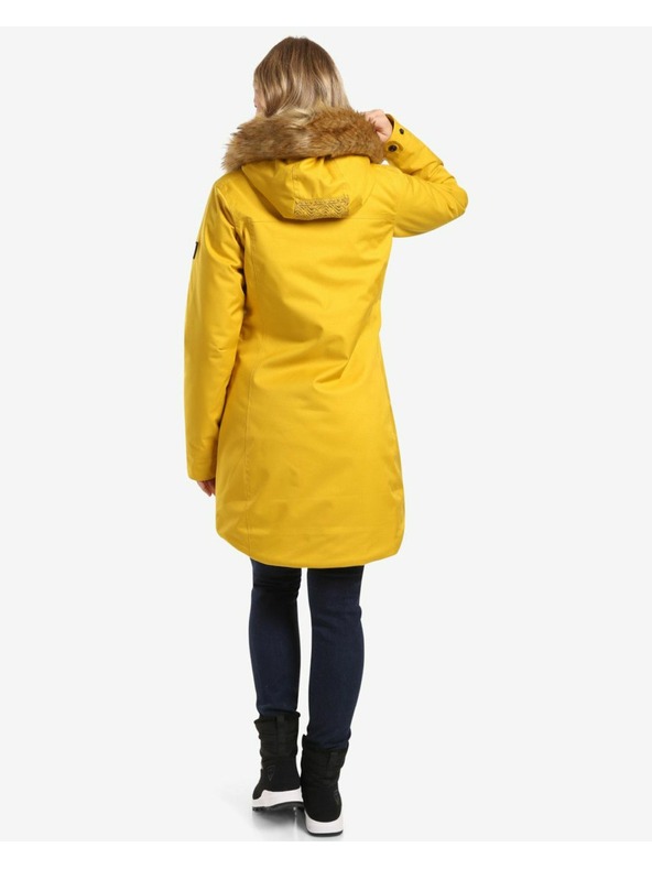 Kilpi Dámsky zimný kabát Kilpi PERU-W Zlatá