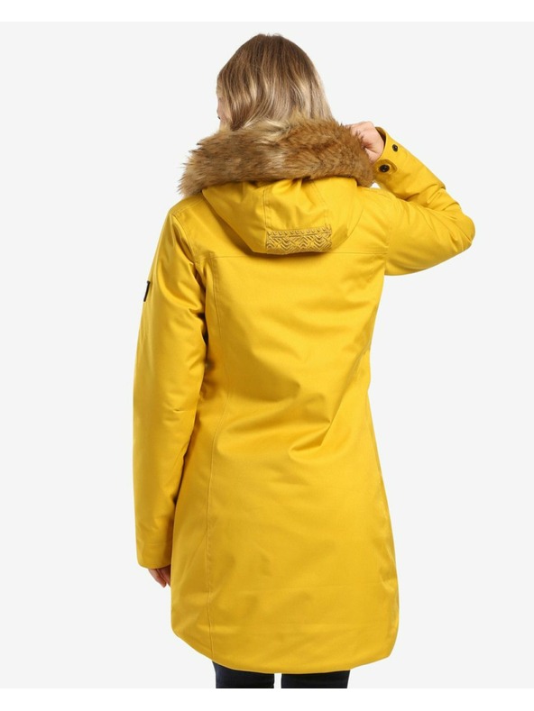 Kilpi Dámsky zimný kabát Kilpi PERU-W Zlatá