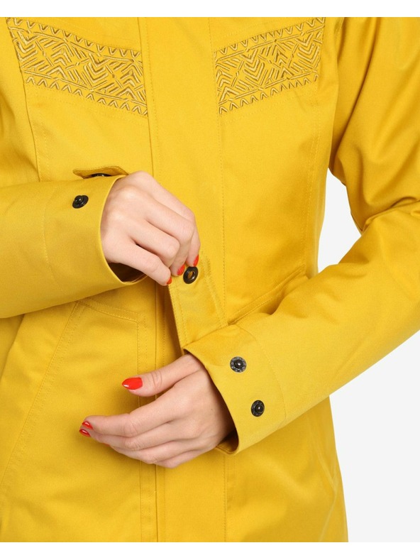 Kilpi Dámsky zimný kabát Kilpi PERU-W Zlatá