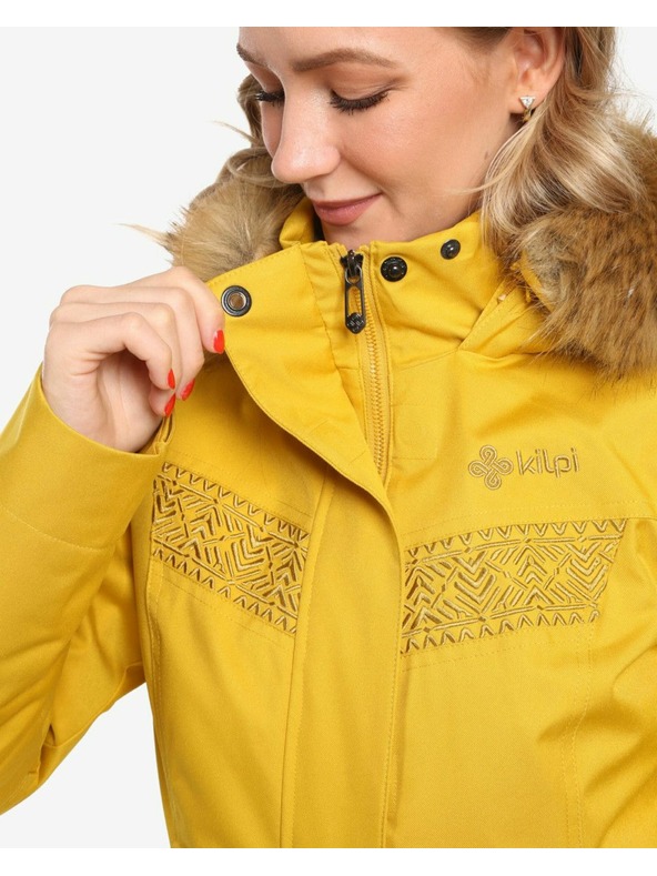 Kilpi Dámsky zimný kabát Kilpi PERU-W Zlatá
