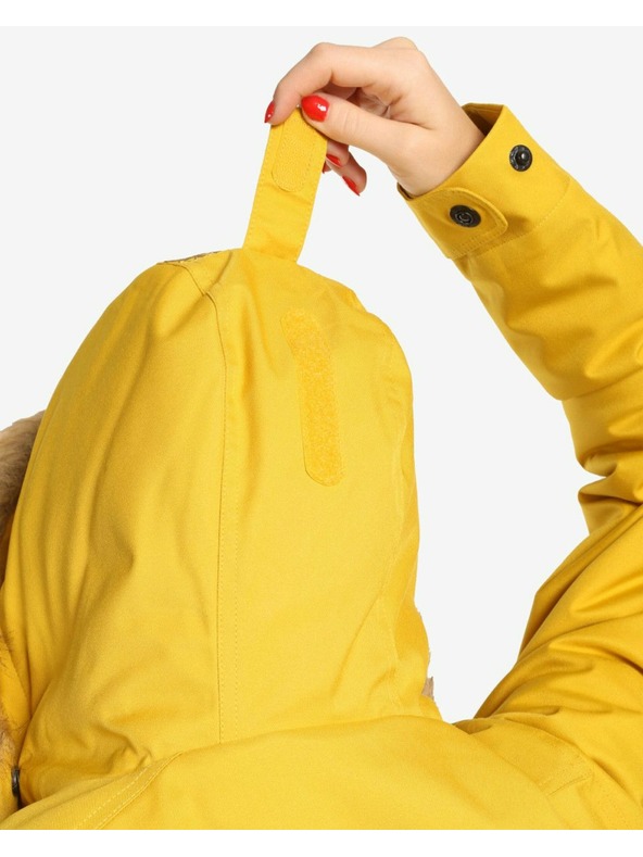 Kilpi Dámsky zimný kabát Kilpi PERU-W Zlatá