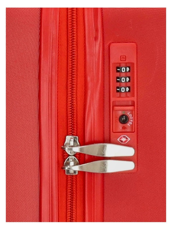 Beagles Beagles Originals Cestovný červený kufrík