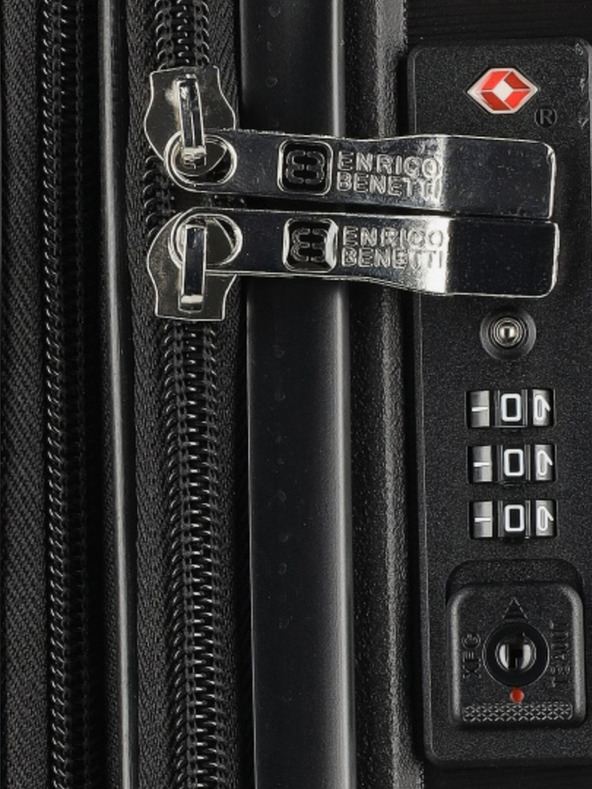 Enrico Benetti Cestovný kufor Enrico Benetti Montréal M Black