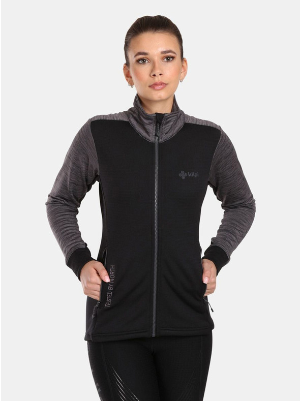 Kilpi Čierna dámska športová funkčná mikina KILPI SIREN-W
