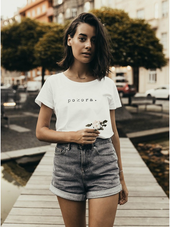 ZOOT.Original Biele unisex tričko ZOOT Original pokora.