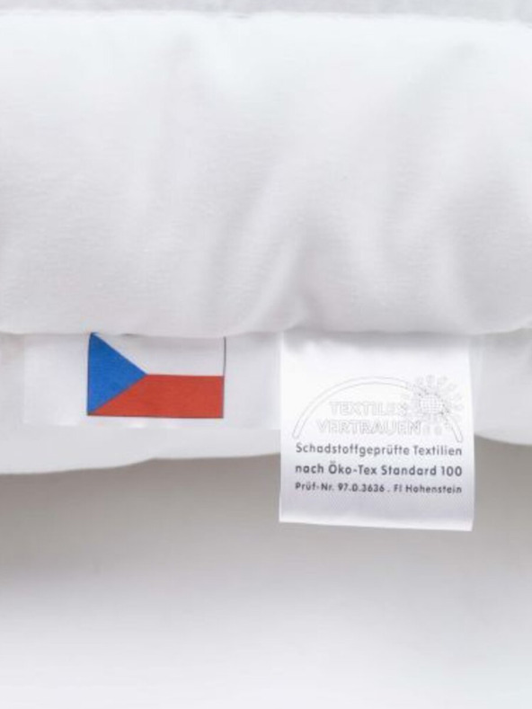 Kvalitex Letná detská prikrývka a vankúšik do postieľky biela Kvalitex