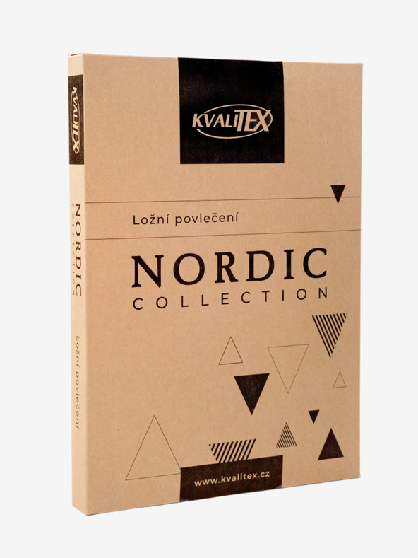 Kvalitex Bavlnená posteľná bielizeň NORDIC COLLECTION 140x200, 70x90cm SHELBY