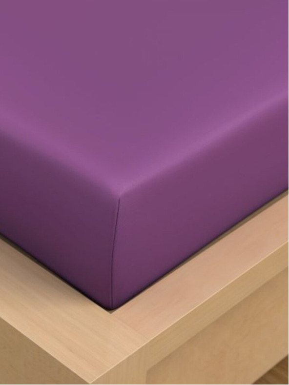 Kvalitex Prestieradlo plachta bavlnené 150x230cm fialové Kvalitex