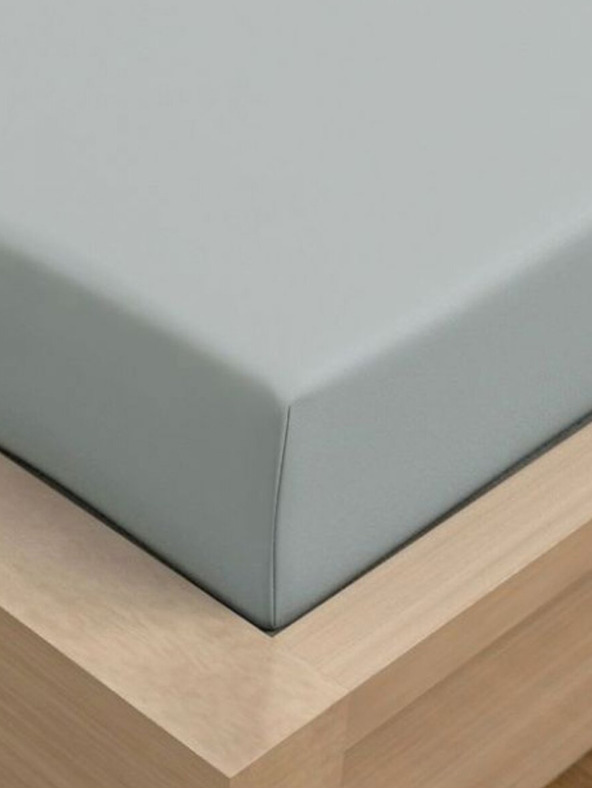 Kvalitex Jersey prestieradlo s lycrou 140x200cm svetlosivé