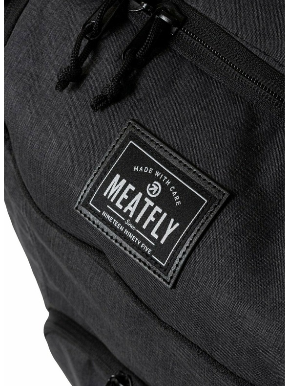 Meatfly Meatfly kufor Contin Heather Charcoal/Black | Čierna | Objem 100 L