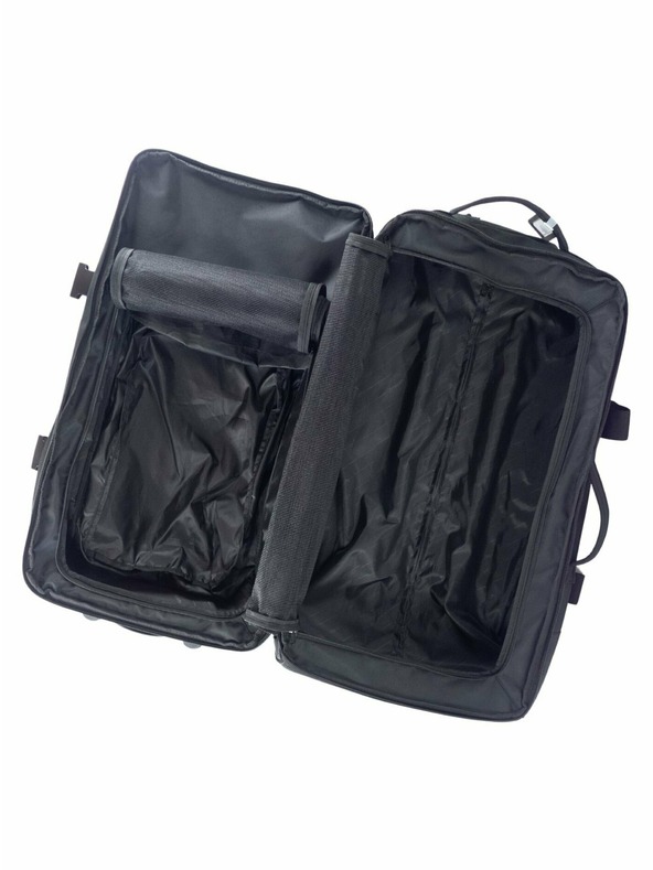 Meatfly Meatfly kufor Contin Grey Heather | Čierna | Objem 100 L