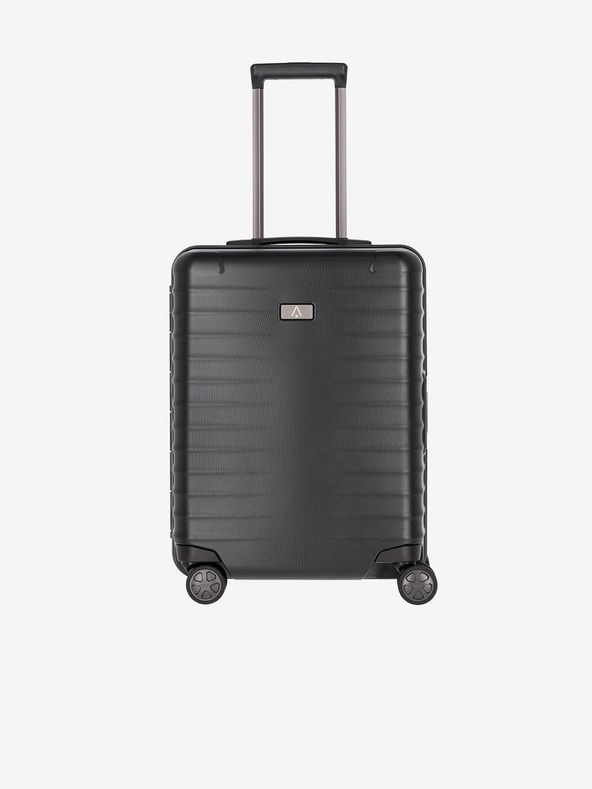 Titan Čierny cestovný kufor Titan Litron Frame S