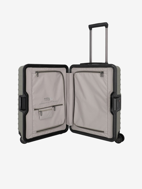 Titan Béžové cestovné puzdro Titan Litron Frame S