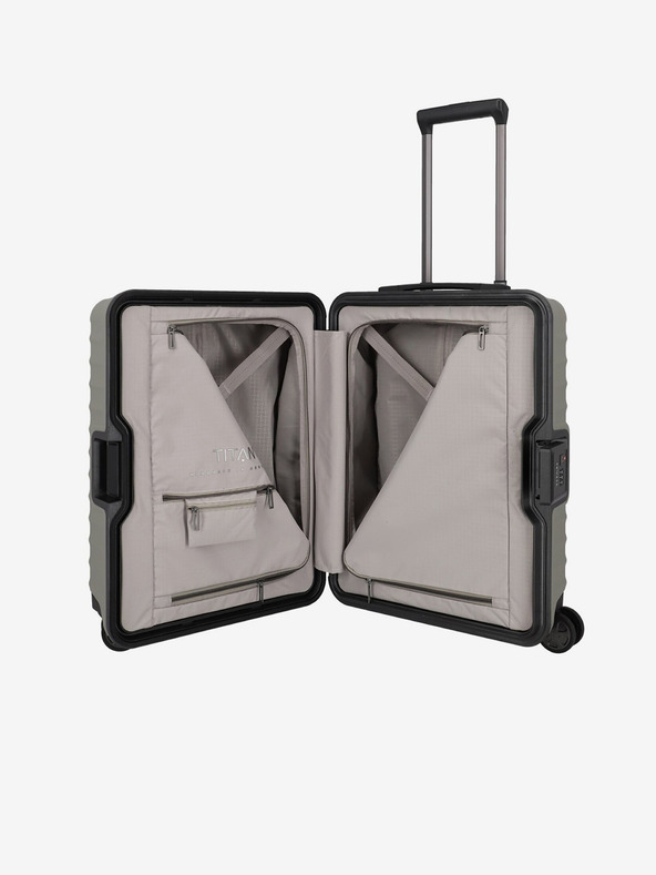 Titan Béžové cestovné puzdro Titan Litron Frame S