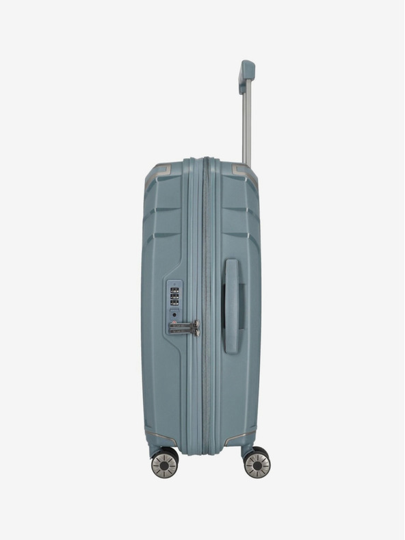 Travelite Cestovný kufor Travelite Elvaa 4w M sivomodrý