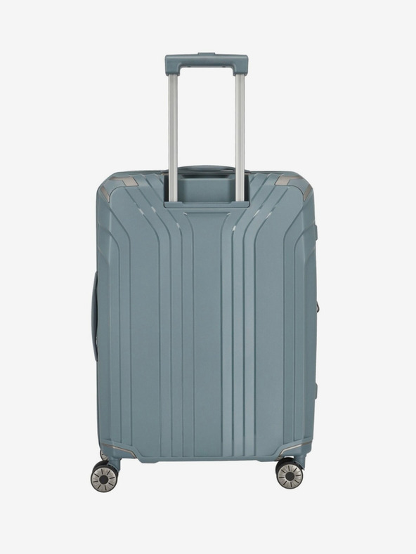 Travelite Cestovný kufor Travelite Elvaa 4w M sivomodrý