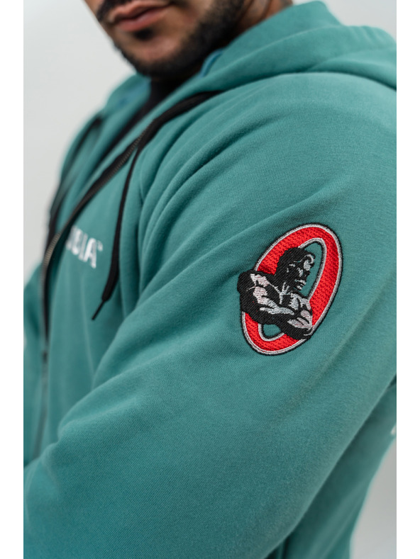 Nebbia Dlhá mikina na zips BEYOND ORDINARY 707