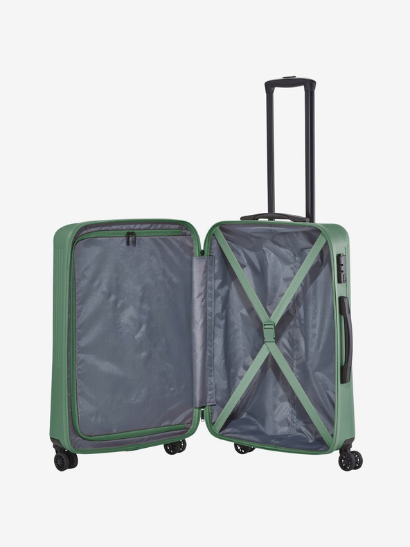 Travelite Travelite Bali M Zelený cestovný kufor