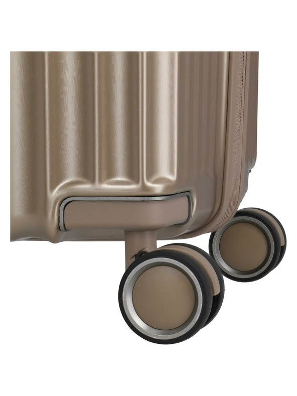 Travelite Cestovný kufor Travelite Paros 4w M Cappuccino