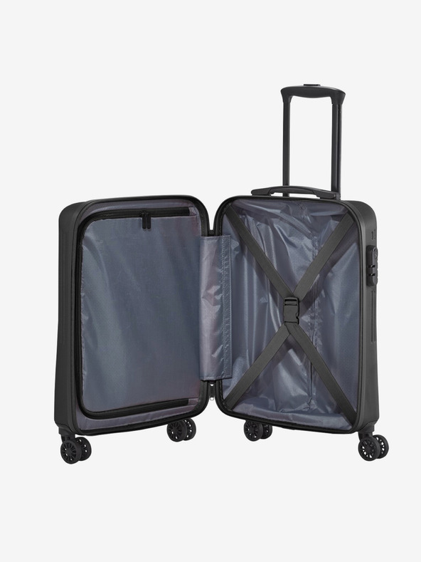 Travelite Čierny cestovný kufor Travelite Bali S Black